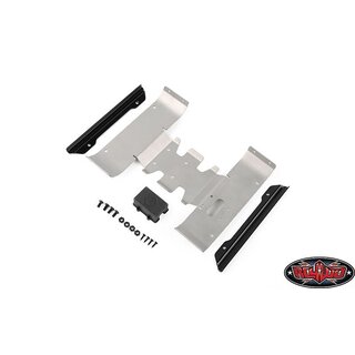 RC4WD Rough Stuff Skid Plate W/ Side Sliders and Switch Box for MS