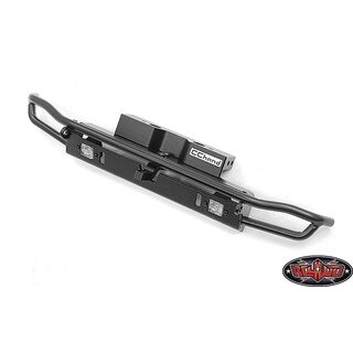 RC4WD Metal Tube Rear Bumper w/ Fog Lights and Hitch Bar
