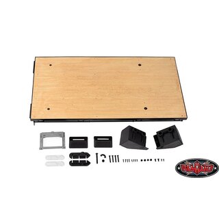 RC4WD Ladefl�chenbett aus Holz mit Werkzeugk�sten