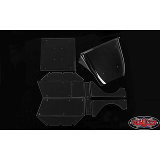 RC4WD Lexan Karosserie Panel Set klar