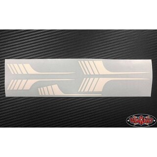 RC4WD Surf Stripes for 1985 4Runner Sheet - White