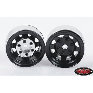 RC4WD Stamped Steel Single 1.55 Stock Black Beadlock Wheel