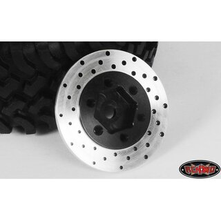 RC4WD 1.9/2.2 6 Lug Stahl Felgen Hex Hub mit Bremsen Rotor