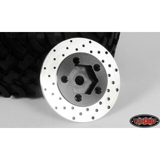 RC4WD 1.9 5 Lug Stahl Felgen Hex Hub mit Bremsen Rotor