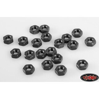 RC4WD Regular M3 Black Nuts (20)