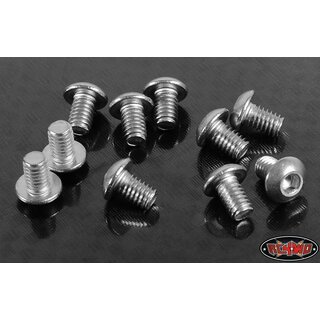 RC4WD Button Head Cap Screws M4 x 6mm (10)
