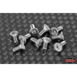 RC4WD Flat Head Cap Schrauben M2.5 x 6mm (10 Stk.)
