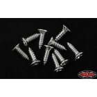 RC4WD Flat Head Self Tapping Screw 1.6 X 6mm (Silver)