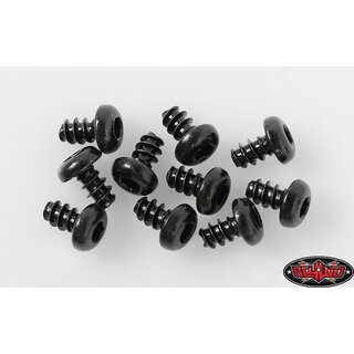 RC4WD Button Head Self Tapping Screws M3 X 5mm (Black)