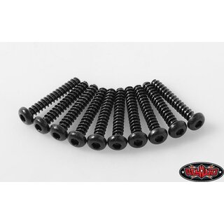 RC4WD Button Head Self Tapping Screws M3 X 18mm (Black)