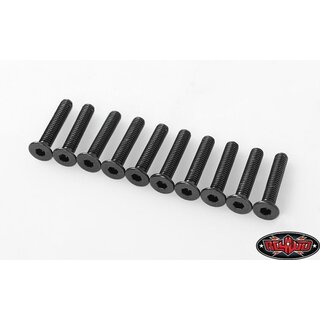 RC4WD Steel Flat Head Socket Cap Screws M3 x 16mm (10)