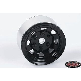 RC4WD Stamped Steel 1.55 Stock Beadlock Felgen Schwarz