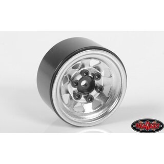 RC4WD Stamped Steel 1.0 Stock Beadlock Wheels (Chrome)