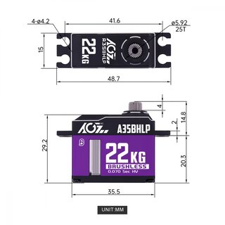 AGF-RC A35BHLP SERVO