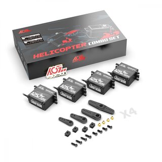 AGF-RC A80 12V HELI COMBO (3X A80BVSH, 1X A80BVPH)