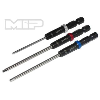 MIP Speed Tip Hex Driver Wrench Set Gen 2, Metric (3), 1.5mm, 2.0mm, & 2.5mm