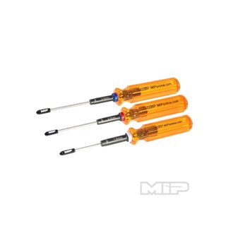MIP Hex Driver Wrench Set Gen 2, Metric (3), 1.5mm, 2.0mm, & 2.5mm