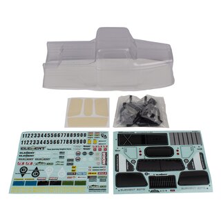 Element RC Enduro12, Ecto Body Set, clear