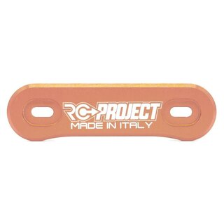 RC-Project One Piece Wing Button in Ergal 7075 T6 Peach