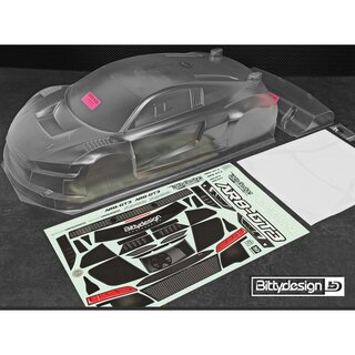 Bittydesign AR8-GT3 1/8 GT clear body 360mm, long wheelbase (LWB), ( HW | 1.5mm)