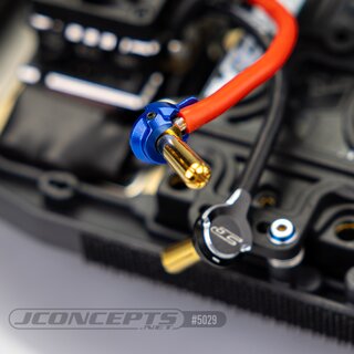 JConcepts?battery plug pull set, w/plugs, blue + and black ?