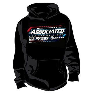 Team Associated W23 Pullover Hoodie, black, L