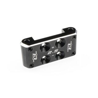 Revolution Design B7 Aluminium Bulkhead +/-2.5? (black)