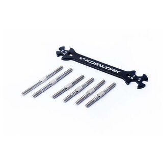 Koswork Kyosho Ultima Steel Heavy Duty Turnbuckle Set...