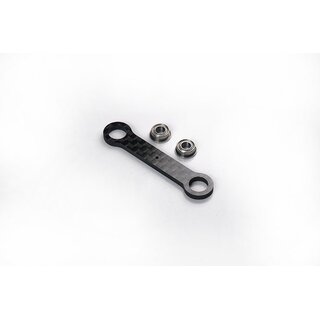Koswork Kyosho Ultima & JJ Carbon Steering Link Plate Set...
