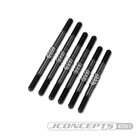 JConcepts XRAY XB4 2024 Fin Titanium turnbuckle set, 6pc....