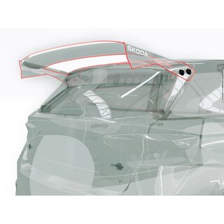 Bittydesign SKODA?Fabia RS Rally2?clear wing replacement, 1,5mm extra hard, Pre-Cut