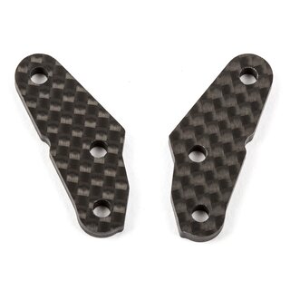 Team Associated FT RC8B3 Graphite Steering Block Arms, +2 deg.