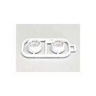 Kyosho Felgen Kyosho Mini-Z MR03 W-Offset -3.0 (2) Weiss