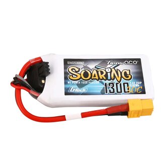 Gensace Soaring LiPo 2S 7.4V-1300-30C (XT60) 69x34x14.5mm...