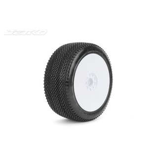 Kyosho Jetko J Ten Soft verklebt auf Felge Revo wei� 1:8 (2)