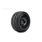 Kyosho Jetko EX Formula 1/10 Slicks Tyre Black Wheel 12mm...