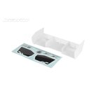 Kyosho Heckspoiler Nylon Jetko - Wei� mit Stickern