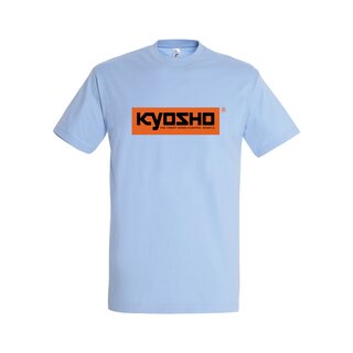 Kyosho T-Shirt Spring 24 Kyosho Hellblau/Orange Ltd - 3XL