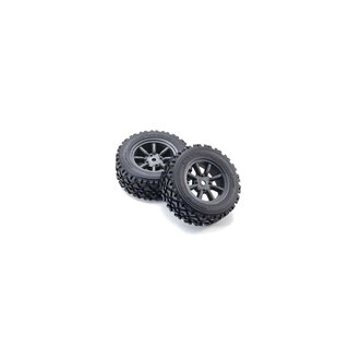 Kyosho Verklebte Reifen Vintage Rally Tires 1:10 Kyosho Fazer FZ02-R (2)