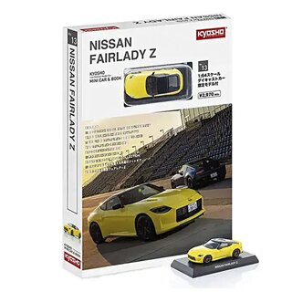 Kyosho Kyosho 1:64 Nissan Fairlady-Z Book Type - Yellow