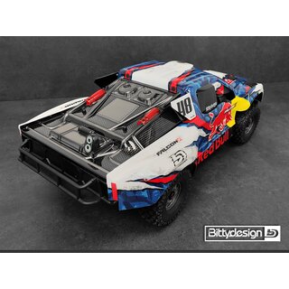 Bittydesign FALCON-X 1/7 clear body for ARRMA Mojave 6S BLX, Pre-cut, 1.5mm