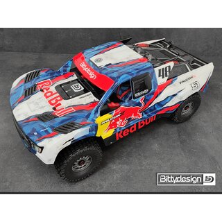 Bittydesign FALCON-X 1/7 clear body for ARRMA Mojave 6S BLX, Pre-cut, 1.5mm