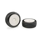 Matrix Nova Clay Soft 1:8 Buggy Tires Pre-glued (White...