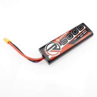 RUDDOG 5000mAh 50C 7.6V LiPo-HV Round Stick Pack Battery...