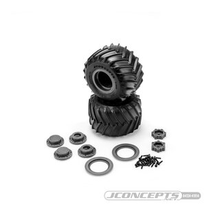 JConcepts Racer - blue compound (pre-mounted on #3455G...