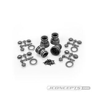 JConcepts Mini Tribute wheel w/hex adaptor, covers, mock...