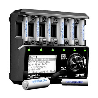 SkyRC NC2500 Pro f�r 6xAA/AAA DC 3A