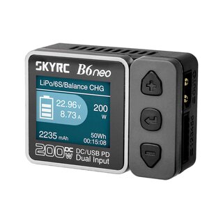SkyRC B6neo Ladeger�t grau LiPo 1-6s 10A 200W