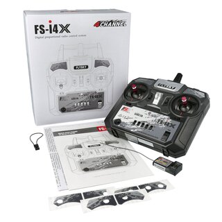 FlySky i4X Sender mit 4 Kanal Empf�nger