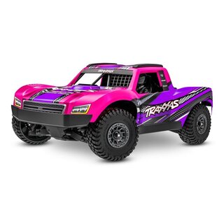 TRAXXAS MINI-SLASH BL-2S 4X4 PINK 1/16 SHORT COURSE RTR...
